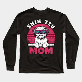 Shih Tzu Mom For Shih Tzu Dog Mother'S Day Long Sleeve T-Shirt
